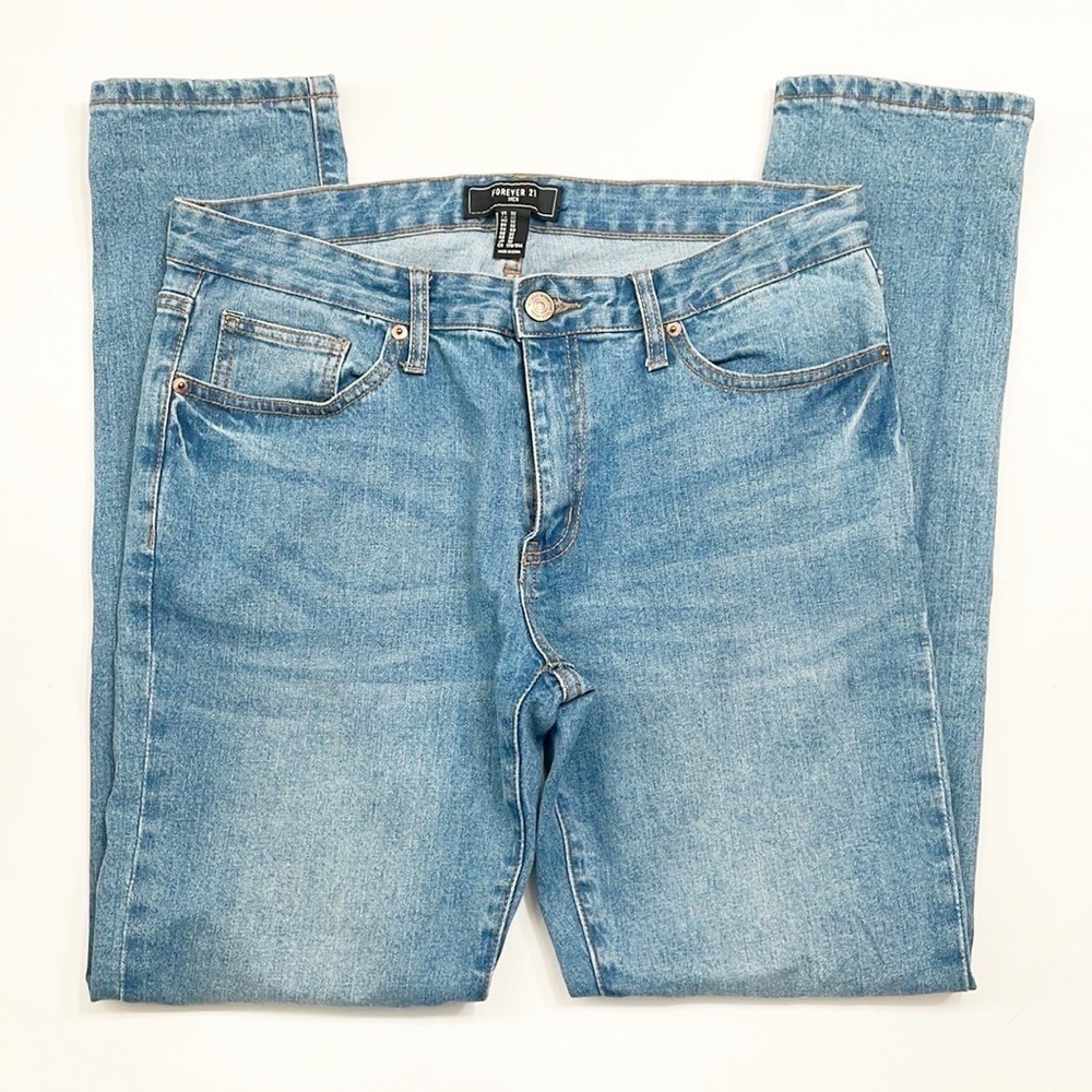 Forever 21 medium wash denim jeans